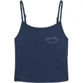Superdry Athletic Esential Graphic Cami Sleeveless T-shirt Bleu L Femme