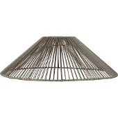 Star Trading Star Abat-jour Vide, beige, 58x18,5 cm, pour E27,