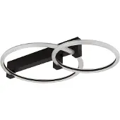 Globo Lampe de plafond noire Fletcher Conception