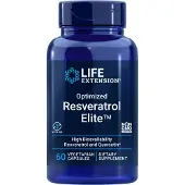 Life Extension , Resvératrol Elite Optimisé, 60 Capsules Végétariennes