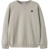 Name It Kids Sweat 'Vimo' beige foncé / noir / blanc