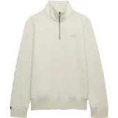 Superdry pour homme. M2013750A Sweat à capuche Essential Logo demi-zippé beige (XL), Casuel, Coton