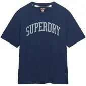 Superdry Athletic Essential Short Sleeve T-shirt Bleu S Homme
