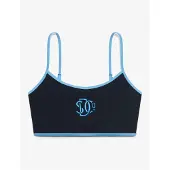 Superdry Contrast Bralette Bikini Top Noir XS Femme