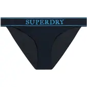 Superdry Femme Bas de Bikini Classique Avec Logo Navy Taille: 40