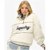 Superdry Sweat-shirt 'Country Club' marine / blanc cassé
