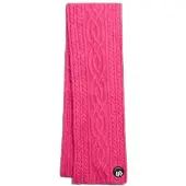 Superdry Cable Luxe Scarf Rose Femme