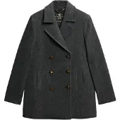 Superdry Manteau mi-saison anthracite / gris foncé