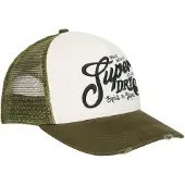 Superdry Casquette olive / noir / blanc