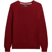 Superdry Pull-over bordeaux