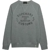 Superdry Sweat-shirt gris / gris foncé