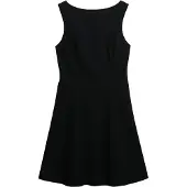 Superdry Lbd Scoop Back Sleeveless Short Dress Noir L Femme