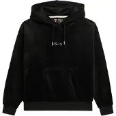 Superdry Femme Sweat à Capuche Ample en Velours Country Club Noir Taille: 36