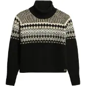 Superdry Fairisle High Neck Sweater Noir M Femme