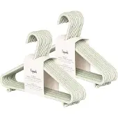 3 Sprouts Cintre - 15 Pack - 29,5 x 17,5 cm - Vert - - UneTaille - Cintre