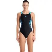 Arena Maillot de bain 'OPENINGS' turquoise / noir