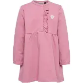 Hummel Mini Reg Placket Long Sleeve Dress Rose 110 cm Fille
