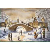 Richard Sellmer Verlag Calendrier de l'Avent « Au bord du pont »
