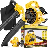 GEKO | Aspirateur de feuilles à accu, souffleur de feuilles, 3300W