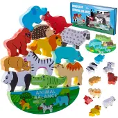 Pricenet Jeu de puzzle équilibrant les animaux de safari
