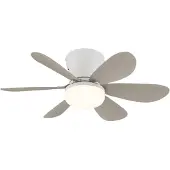 Globo Ventilateur de plafond Delores brun sable