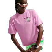 Nike T-shirt fonctionnel 'Swift' gris / vert fluo / rose
