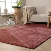 NATURL. Tapis lavable - Clean Rose | 120x170cm | Rectangulaire | Pile haute