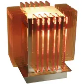 Näve Lampe de table rétro Atrium Orange
