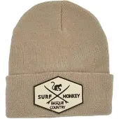 Surf Monkey Bonnet beige chiné