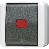 JUNG 803 KOW Interrupteur électrique 3P noir (803KOW)
