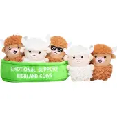 Just Play Soutien émotionnel : les vaches des Highlands, animaux de compagnie