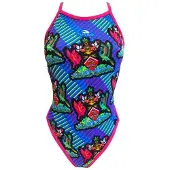 Turbo Emblem Revolution Swimsuit Bleu M Femme