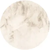 NATURL. Tapis rond à poils longs | Comfy Supreme Crème | Ø 160cm | Crème | Rond | Tapis