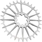 Garbaruk Dm Mtb Sram 8-bolt Boost Oval Chainring Argenté 36t