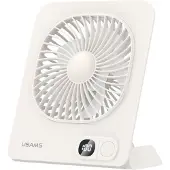 Usams Ventilateur de Bureau ZB363 Magnétique 2000mAh Blanc