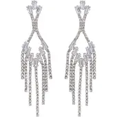 Avant Garde Boucles d'oreilles 'Denisama' argent
