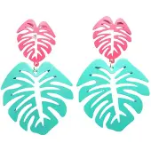 Avant Garde Boucles d'oreilles 'Frejata' vert
