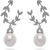 Avant Garde Boucles d'oreilles 'Paulina' argent