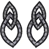 Avant Garde Boucles d'oreilles 'Rominaette' noir