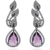 Avant Garde Boucles d'oreilles 'Brigitata' violet
