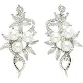 Avant Garde Boucles d'oreilles 'Adela' argent