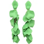Avant Garde Boucles d'oreilles 'Petals' vert