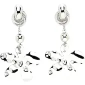 Avant Garde Boucles d'oreilles 'Nicoletara' argent