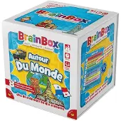 Asmodee Jeu d’ambiance BrainBox Voyage autour du monde