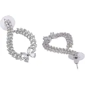 Avant Garde Boucles d'oreilles 'Brigitaa' argent