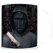 Pyramid Squid Game - Mug Black Mask [Goodies]