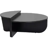 Skye Decor , Orion - Wood, Black V2, tables basses, bois, plateau mélaminé, 90 x 60 x 30 cm