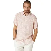 Deeluxe Chemise 'WILSON' rose pastel / blanc cassé