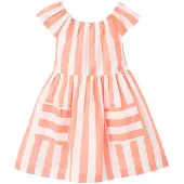 Zippy 3107146001 Sleeveless Dress Orange 6-9 Months Fille