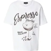 Monari T-shirt taupe / blanc